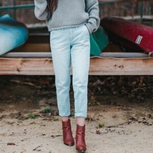 Anthropologie-baby Blue Chino Relaxed Fit (Size:28)